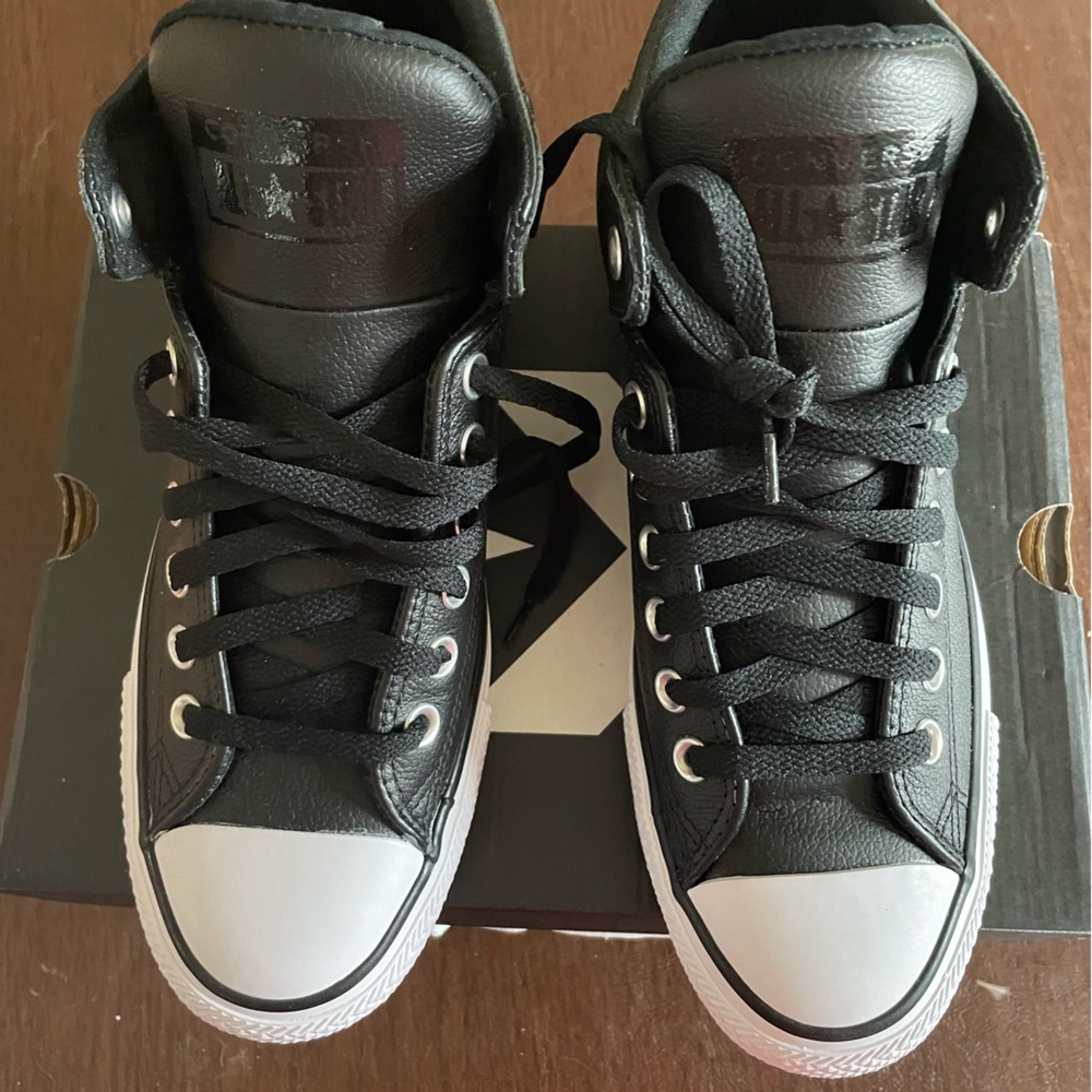 Converse Leather High Top Sneakers